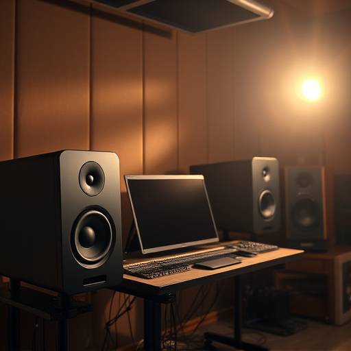 Diffusori audio di alta precisione utilizzati per il mastering