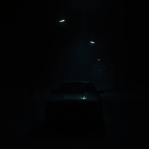 Fotogramma del cortometraggio 'Ombre Silenziose', con una scena notturna e un'atmosfera misteriosa